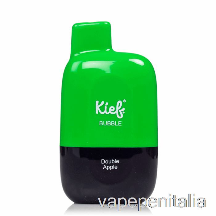 Penna Vape Xtra Kief Bubble 6500 Doppia Mela Usa E Getta